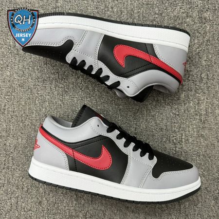 Jordan 1 Low Cement Grey Fire Red FZ4183-002 Unisex