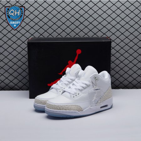 Jordan 3 Retro Pure White 136064-111 Unisex