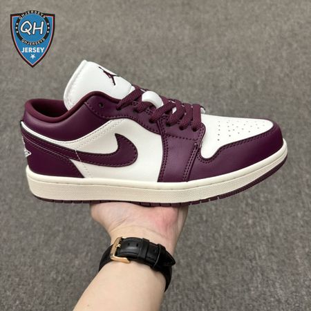 Jordan 1 Low Bordeaux DC0774-161 Unisex