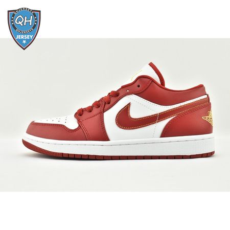 Jordan 1 Low Cardinal Red 553558-607 Unisex