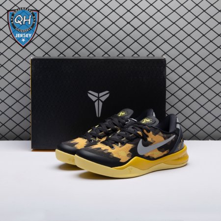 Nike Kobe 8 XDR Black Yellow 555286-077 Men's