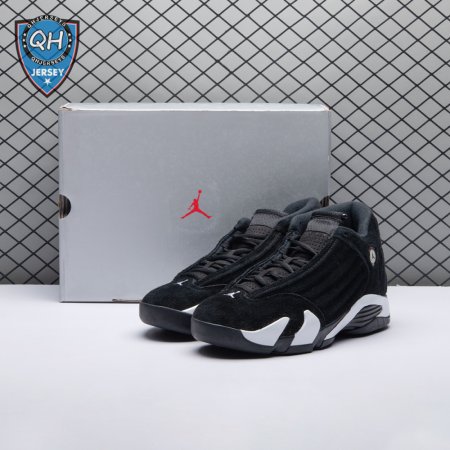 Jordan 14 Retro Black White 487471-016 Men's