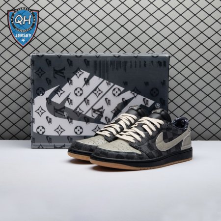 Jordan 1 Low x VL Grey and Black DZ2505-001 Men's