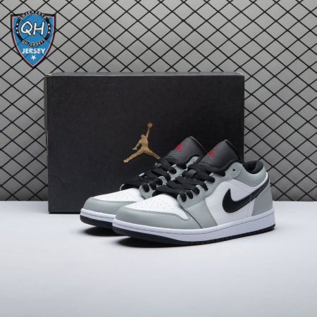 Jordan 1 Low Light Smoke Grey 553558-030 Unisex