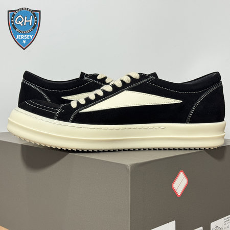 Rick Owens Vans Low-Top Chamois Leather Black