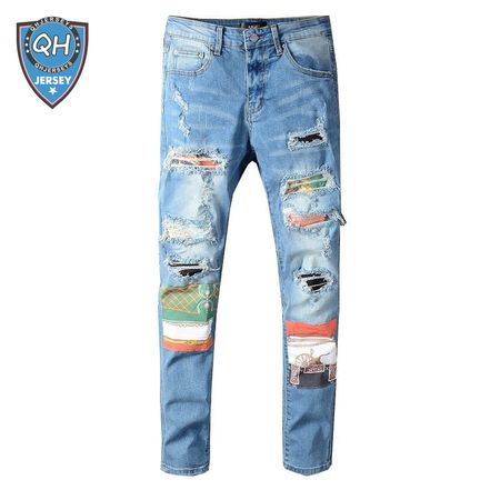 Amiri Design Jeans Blue