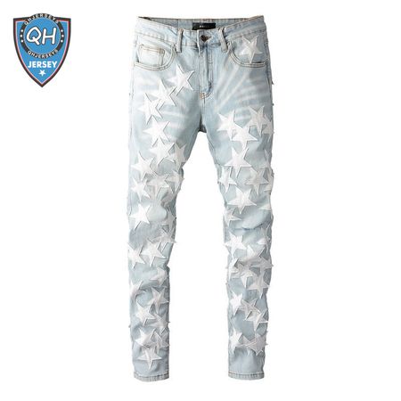 Amiri Stars Jeans White