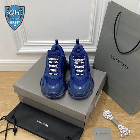 BALENCIAGA MEN'S TRIPLE S SNEAKER CLEAR SOLE - BB198