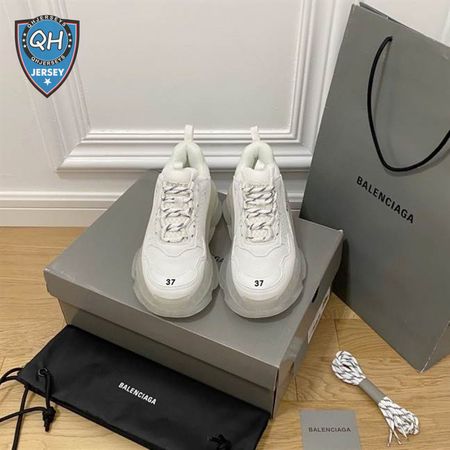 BALENCIAGA MEN'S TRIPLE S SNEAKER CLEAR SOLE - BB191