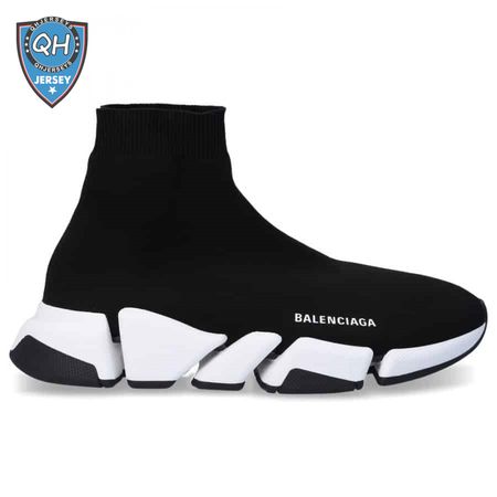 BALENCIAGA SPEED 2020 TRAINER BLACK WHITE - BB51