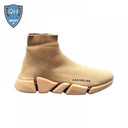 BALENCIAGA MEN'S SPEED 2.0 SNEAKER IN BEIGE - BB153