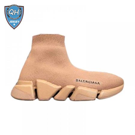 BALENCIAGA MEN'S SPEED 2.0 SNEAKER IN BEGIE - BB141