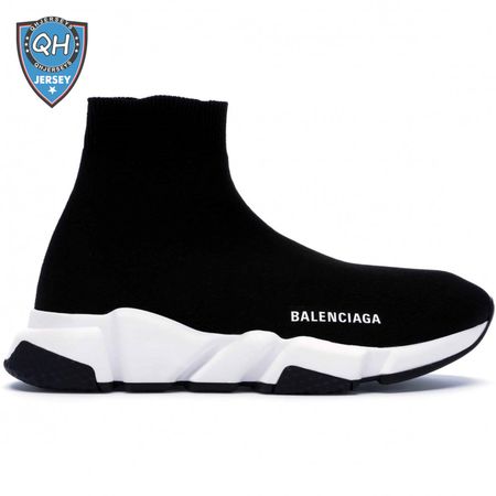 BALENCIAGA SPEED TRAINER BLACK WHITE - BB10
