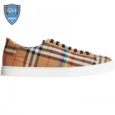 BURBERRY RAINBOW VINTAGE CHECK TRAINERS - BBR15