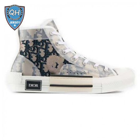 DIOR "B23" HIGH-TOP SAFARI DIOR OBLIQUE SNEAKER - CD16