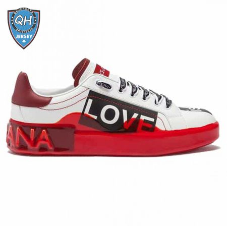 DOLCE & GABBANA PORTOFINO MELT SNEAKERS IN PRINTED NAPPA CALFSKIN - DG16