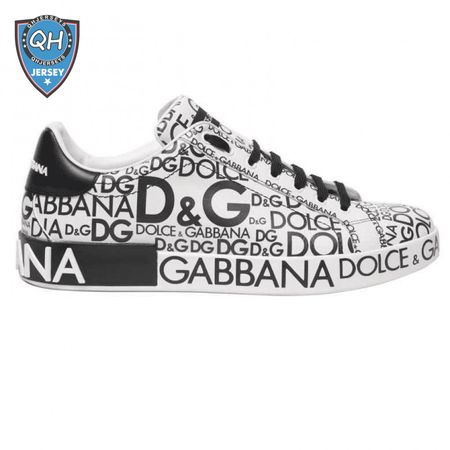 DOLCE & GABBANA LOGO PRINT SNEAKERS - DG13
