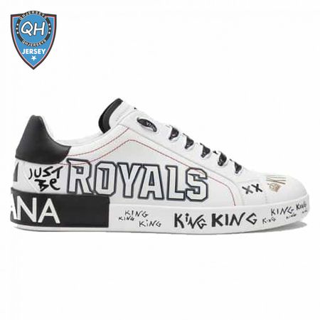 DOLCE & GABBANA PORTOFINO SNEAKERS IN PRINTED NAPPA CALFSKIN - DG12