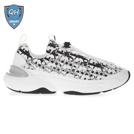 DIOR B24 CANNAGE MOTIF BLACK SNEAKER - CD21