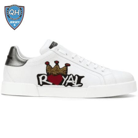 DOLCE & GABBANA ROYAL PATCH SNEAKERS - DG4