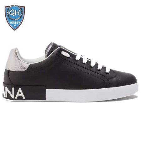 DOLCE & GABBANA CALFSKIN NAPPA PORTOFINO SNEAKERS - DG25
