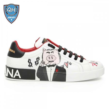 DOLCE & GABBANA PORTOFINO PADRINO PIG SNEAKERS - DG27