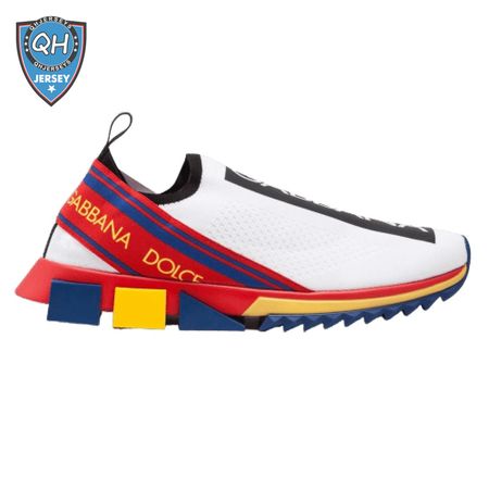 DOLCE & GABBANA STRETCH MESH SORRENTO SNEAKERS WITH LOGO - DG45