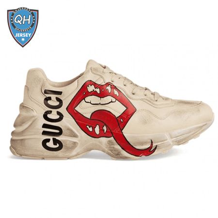 GUCCI RHYTON SNEAKER WITH MOUTH PRINT
