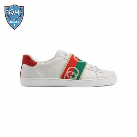 GUCCI MEN'S ACE SNEAKERS WITH ELASTIC WEB - GC213