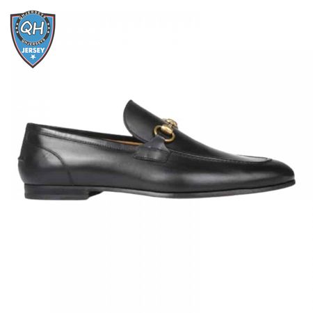 GUCCI JORDAAN LEATHER LOAFER - LDG016