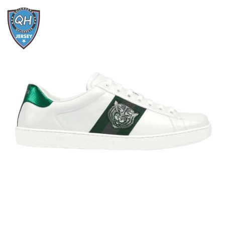 GUCCI TIGER ACE EMBROIDERED SNEAKER WHITE - GC27