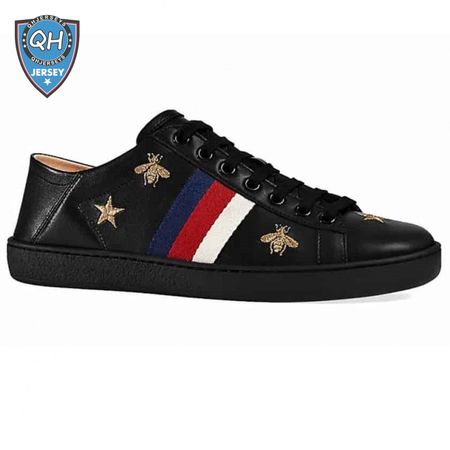 GUCCI BLACK BEE STAR WEB RED WHITE BLUE - GC36