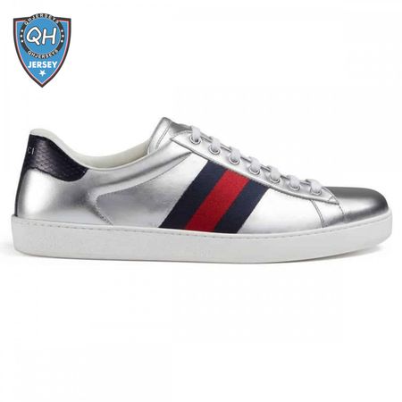 GUCCI ACE SLIVER SNEAKER - GC39