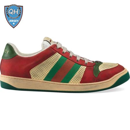 GUCCI SCREENER LEATHER SNEAKER - GC52