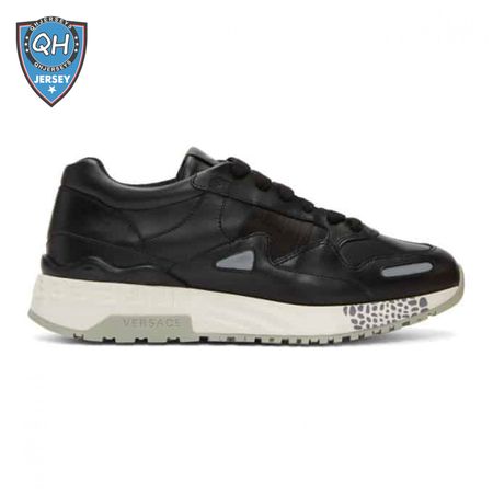 VERSACE BLACK RUNNER SNEAKERS - VS18
