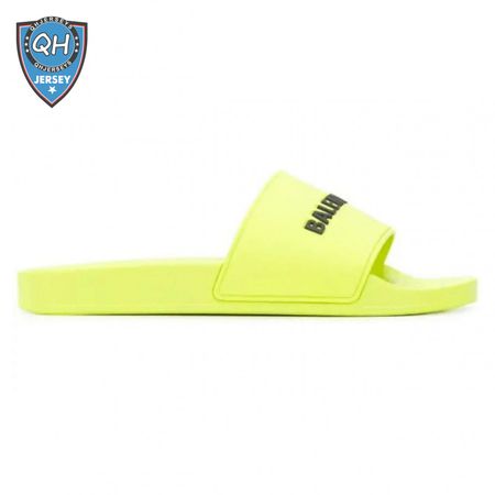 BALENCIAGA RUBBER LOGO POOL SLIDE SANDALS - BBS2